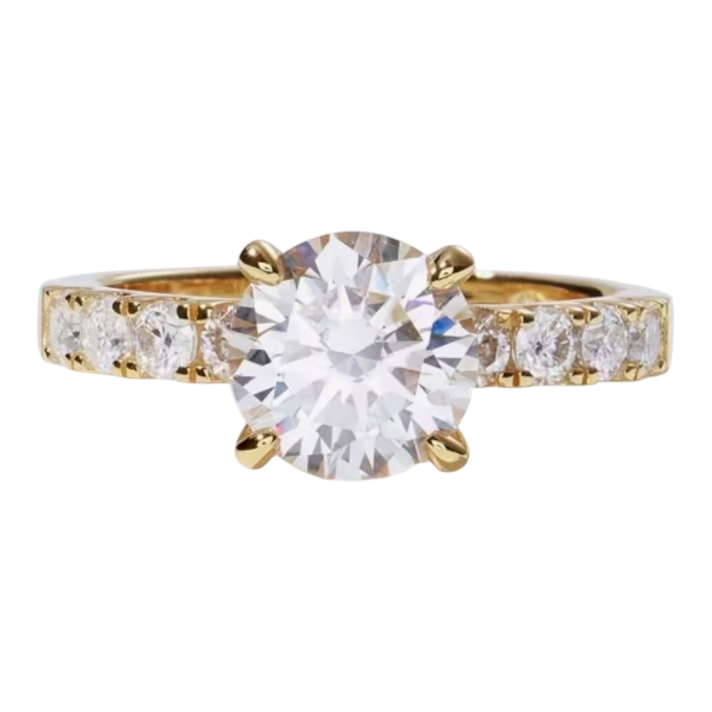 Moissanite 3.5 Ct Engagement Ring